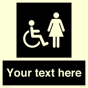 Custom information: black panel disabled and female